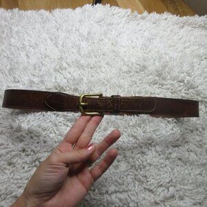 Knot Clothing & Belts brown leather belt‎